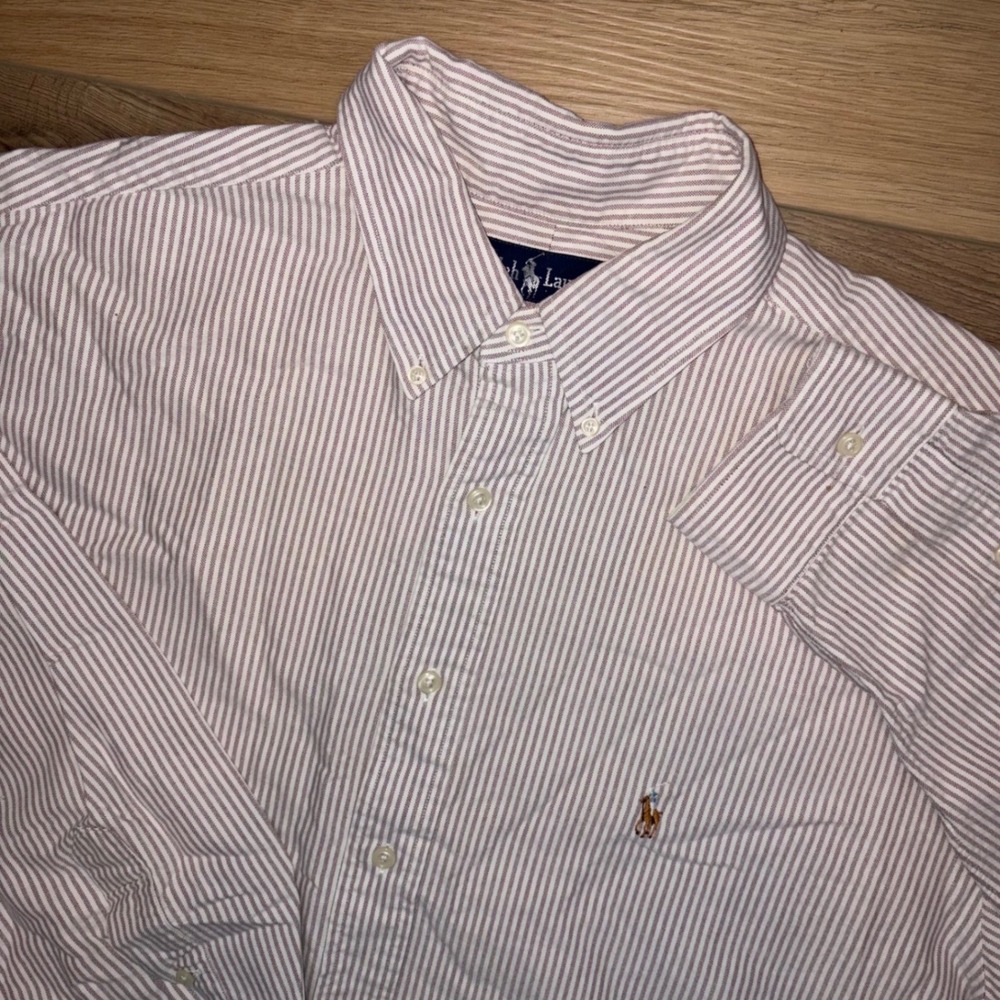Polo Ralph Lauren Yarmouth Mens Long‎ Sleeve Striped Button Down 17.5 34 XL